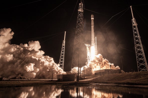 SpaceX Launches Test Satellites for Internet Constellation