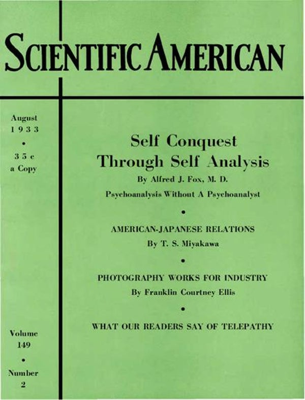 Scientific American Magazine Vol 149 Issue 2