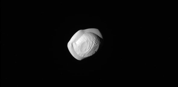 What Made Saturn's Ravioli-Shaped Moons?