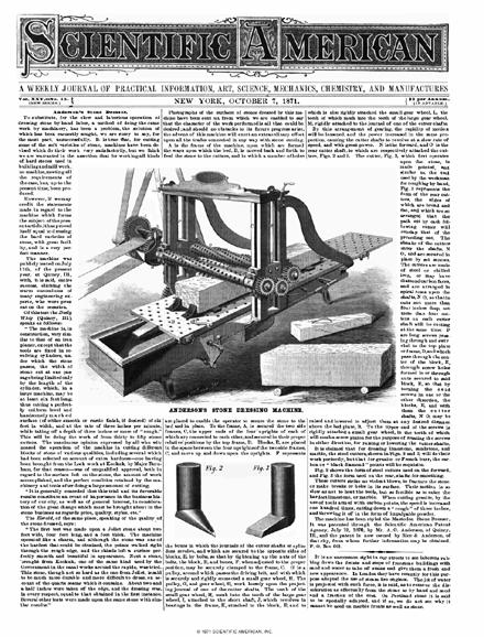 Scientific American Magazine Vol 25 Issue 15