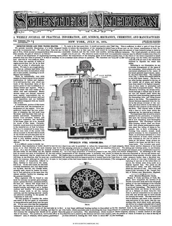 Scientific American Magazine Vol 33 Issue 5