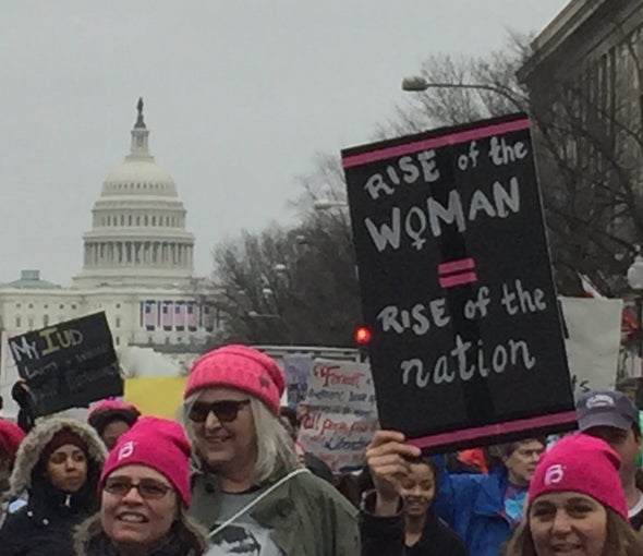 Women's March on Washington Protestors Say Science Is a Driving Force