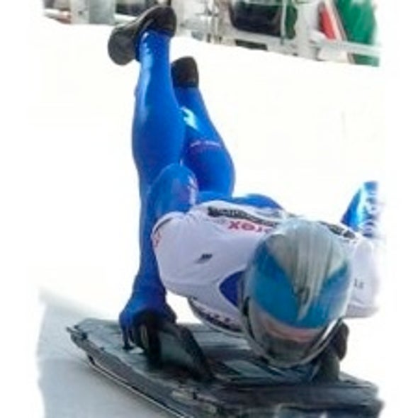 U.S. Olympic Skeleton Team Studies Sled Forces in High-Tech Simulator