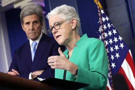 Press briefing at the White House