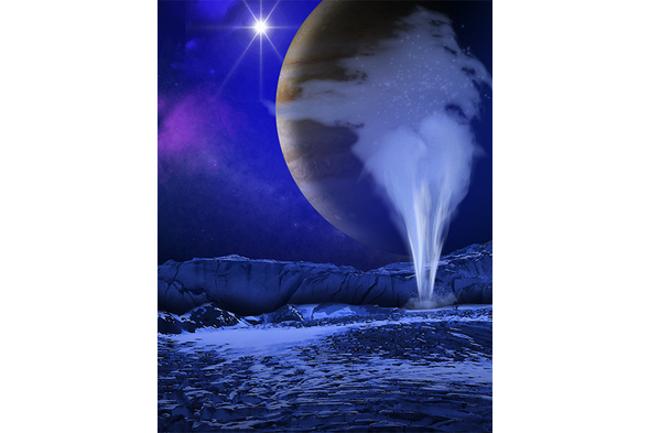 Decades-Old Data Unveils Plumes Spewing from Europa