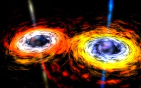 Meet "Spikey," a Possible Pair of Merging Supermassive Black Holes