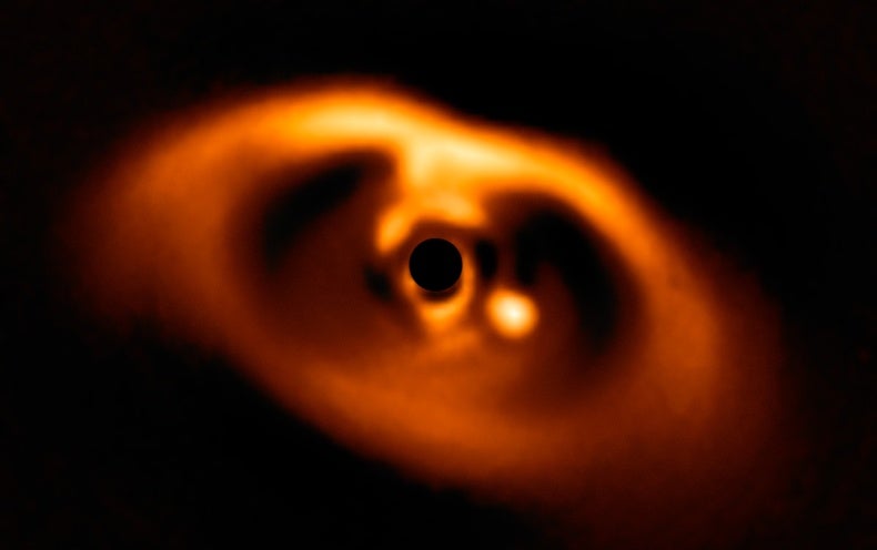 Watch a Baby Exoplanet Being Born