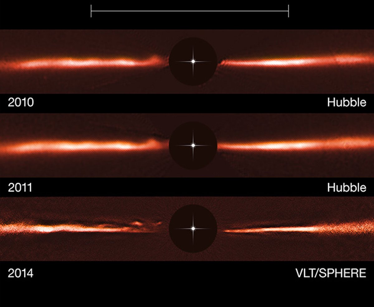 Solar System Ripple Astronomers Spy Unexplained Ripples Racing through an Infant Solar ...