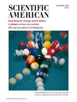 Scientific American Magazine Vol 270 Issue 1
