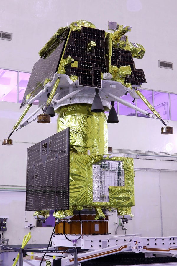 Chandrayaan-3 in test environment