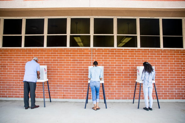 Smartphone Data Show Voters in Black Neighborhoods Wait Longer