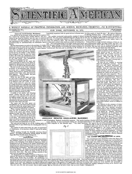 Scientific American Magazine Vol 23 Issue 13