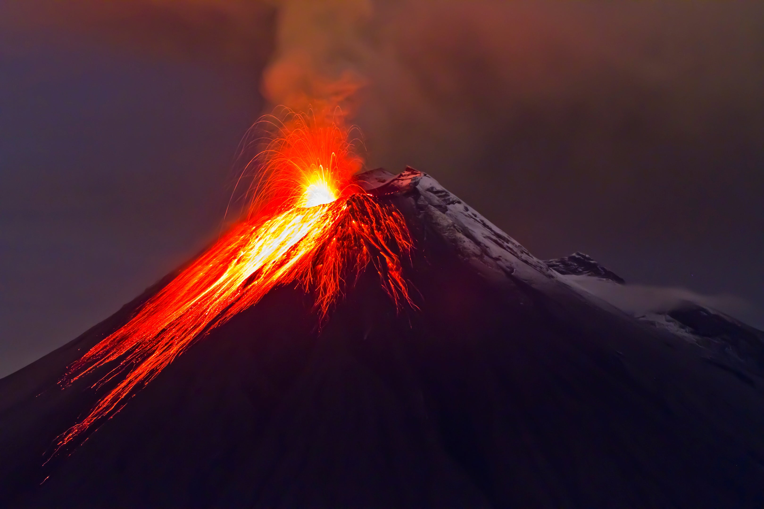 cinder cone eruption video