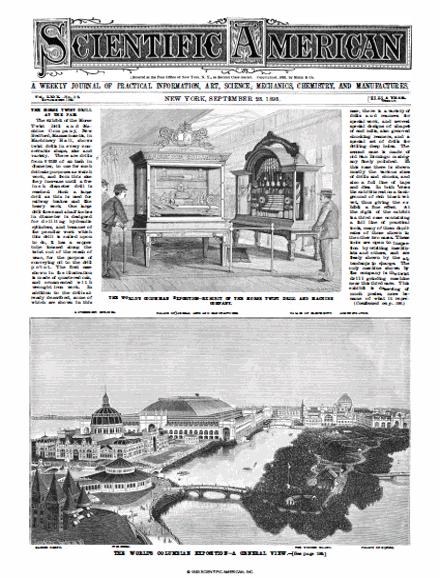 Scientific American Magazine Vol 69 Issue 13