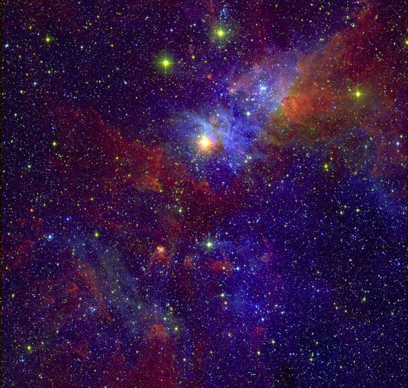 Turbulent Nursery Young Stars In Nearby Nebula Already Exploding Turbulent Nursery Young Stars In Nearby Nebula Already Exploding