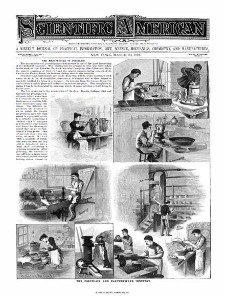 Scientific American Magazine Vol 72 Issue 13