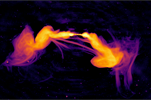 Strange Extragalactic Strands Mystify Astronomers