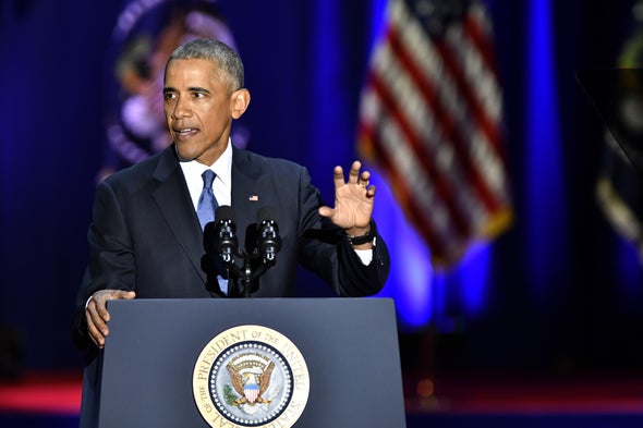In Final Address, Obama Urges U.S. to Deal with Climate Change