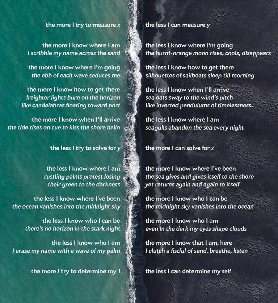 Poem 'UncertainSea Principle' Scientific American