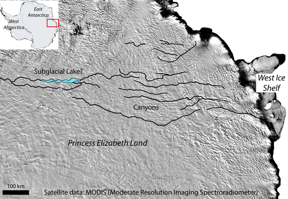 The World's Grandest Canyon May Be Hidden beneath Antarctica