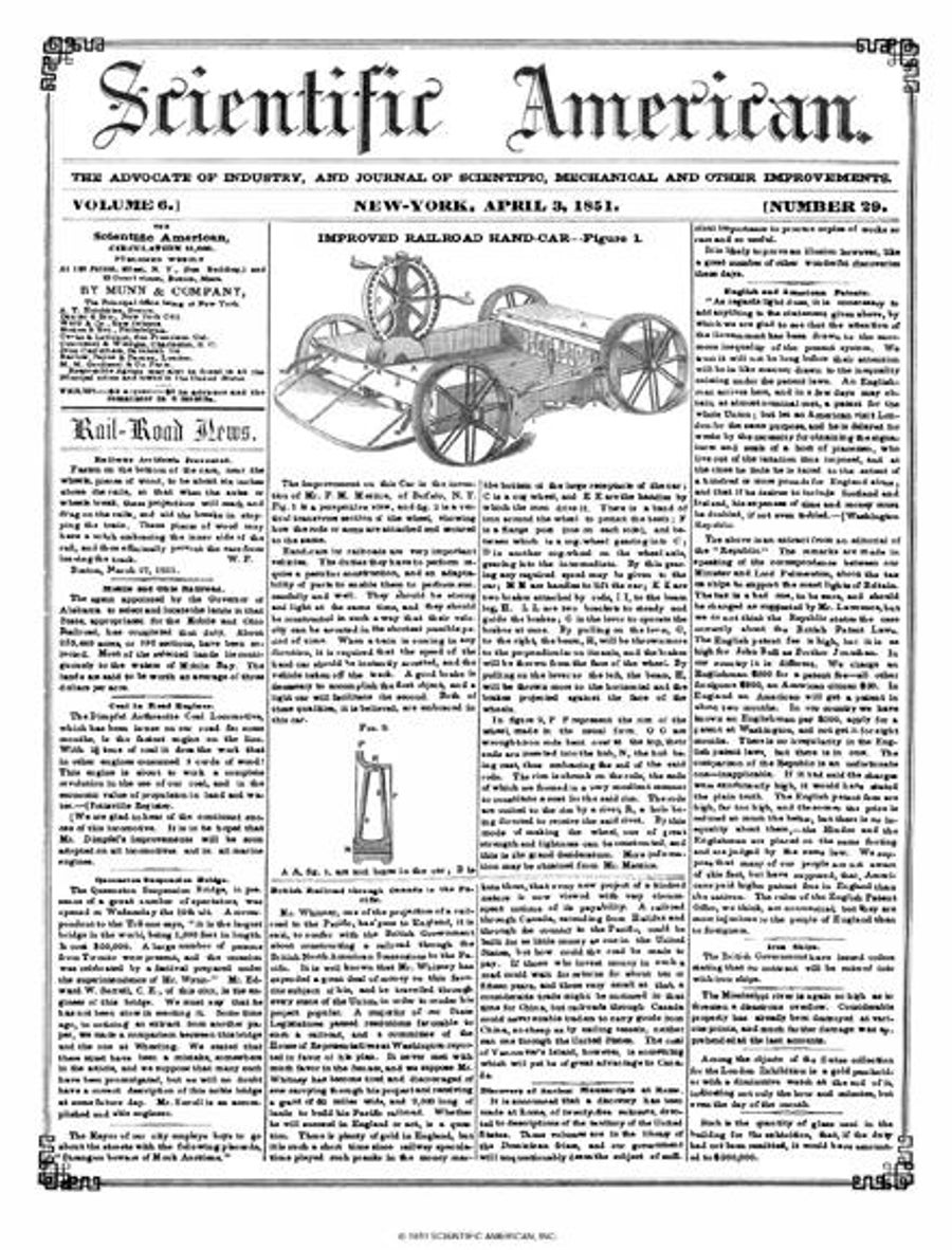 Issue Archive - 1851 | Scientific American