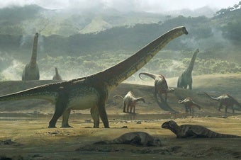 Sauropod dinosaurs such as Argentinosaurus evolved larger body sizes than any other group of terrestrial animals.