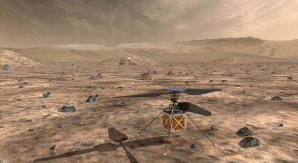NASA Will Send a Helicopter to Mars in 2020
