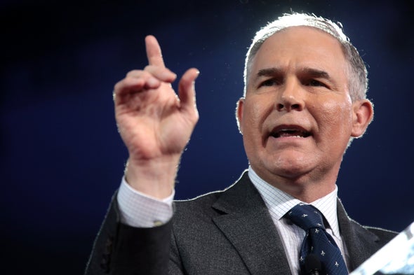 EPA Chief Pruitt Refuses to Link CO2 and Global Warming