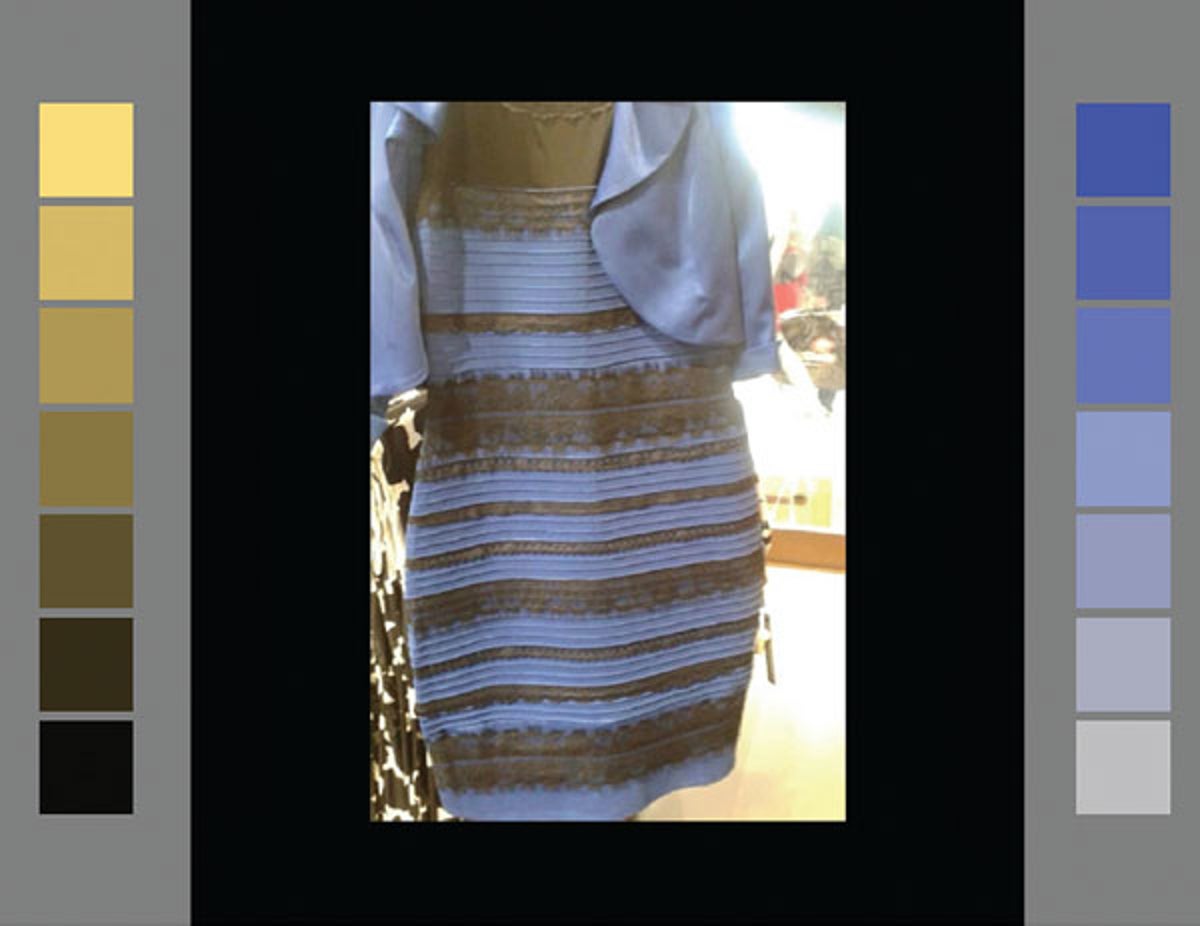 The science behind the dress colour illusion, Internet