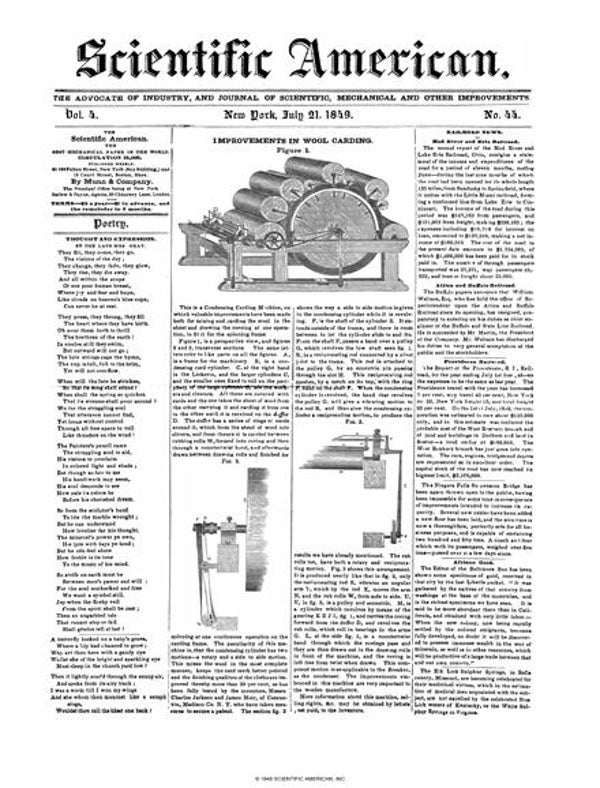 Scientific American Magazine Vol 4 Issue 44