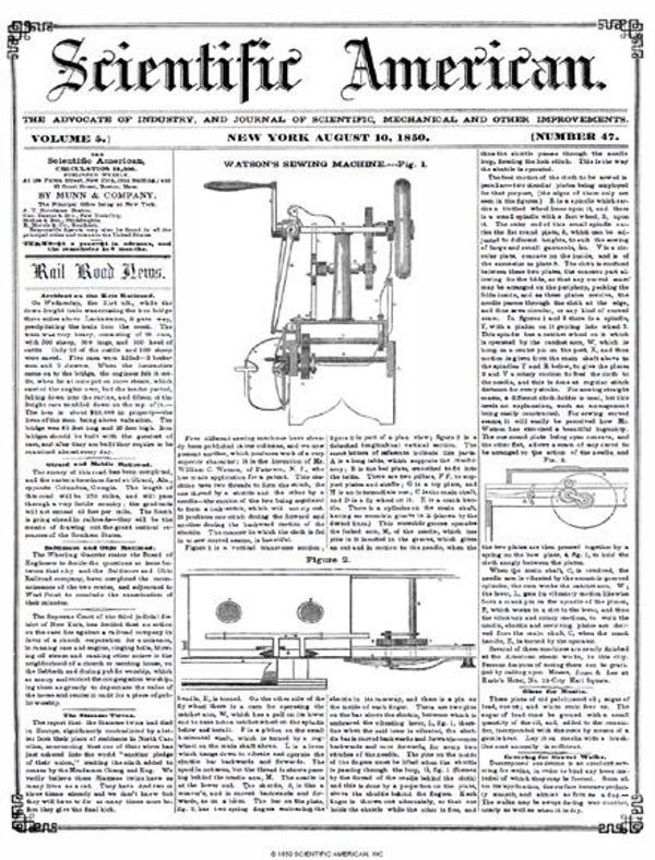 Scientific American Magazine Vol 5 Issue 47