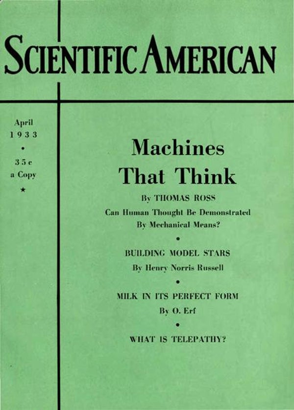Scientific American Magazine Vol 148 Issue 4