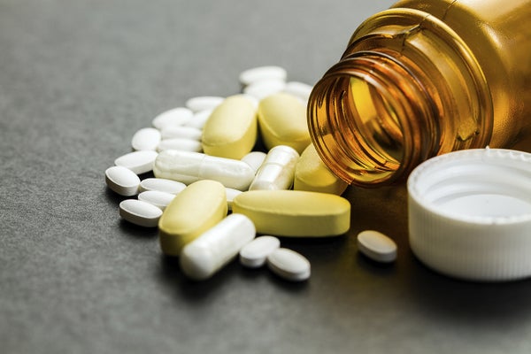 bottle of pills