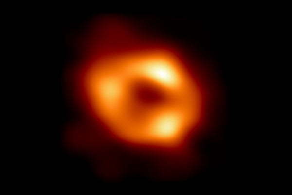 An image of Sagittarius A*, the supermassive black hole at the center of the Milky Way