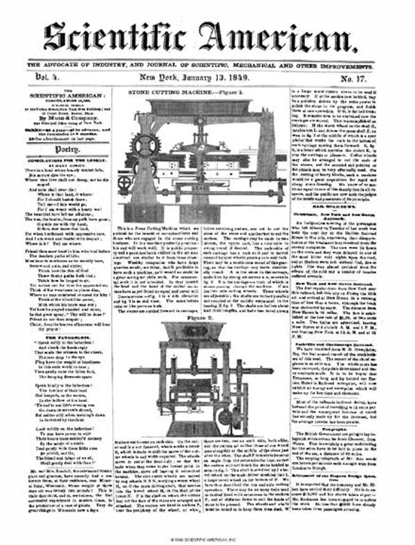 Scientific American Magazine Vol 4 Issue 17