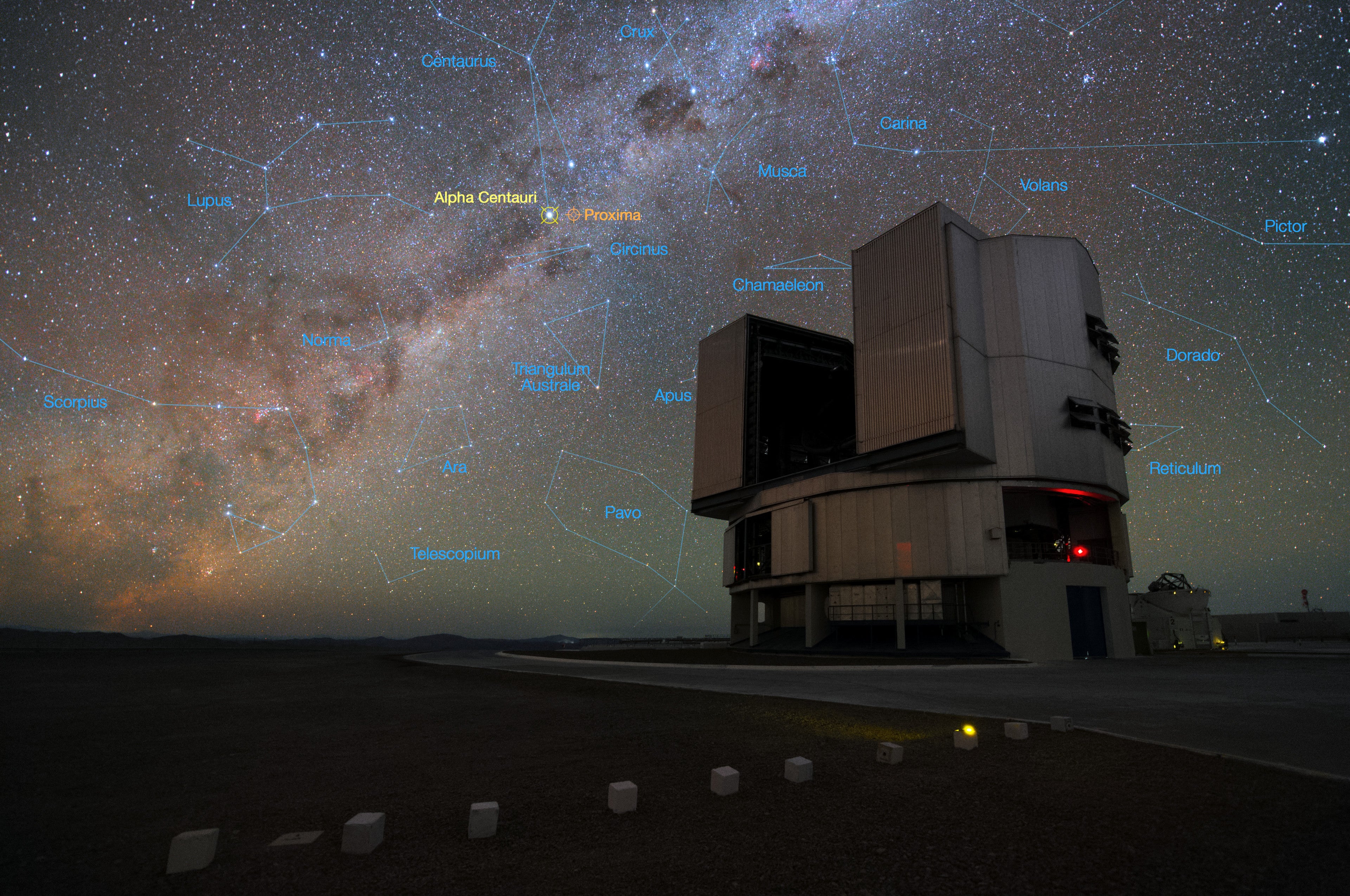Closest Star Proxima Centauri Has a Dust Belt, Maybe More Planets