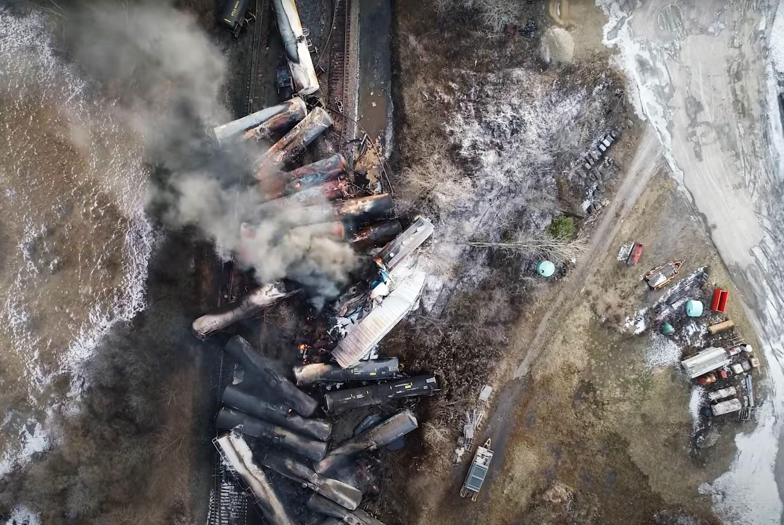 Scientists Look for Toxins from East Palestine Derailment in Ohio