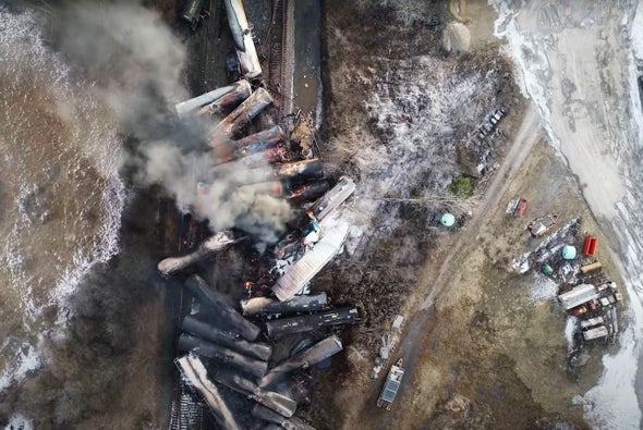 Scientists Look for Toxins from East Palestine Derailment in Ohio