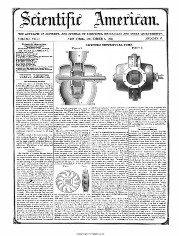 Scientific American Magazine Vol 8 Issue 12