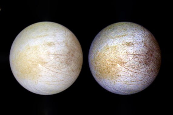 Astronomers Create Global Thermal Maps of Jupiter's Moon Europa