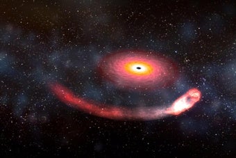 Astronomers Spy a Black Hole Devouring a Neutron Star