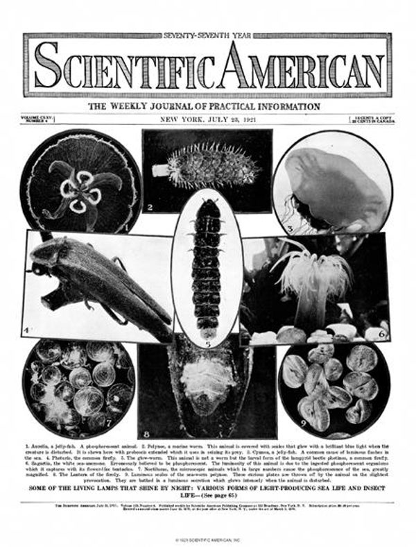 Scientific American Magazine Vol 125 Issue 4