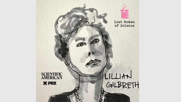 Illustration of Lillian Gilbreth.
