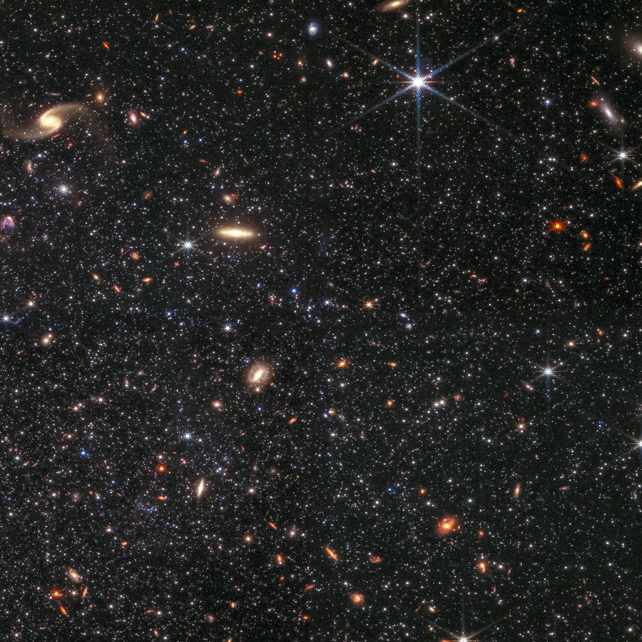 JWST's Glimpses of Early Galaxies Could Shed Light on Dark Matter ...