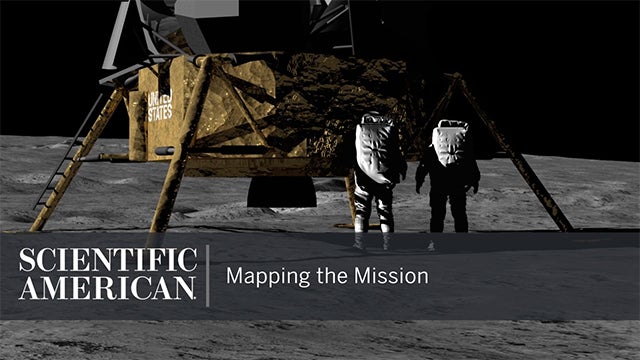 Apollo11 science　 View Apollo 11 Lunar Module As It Rested on Lunar Surface