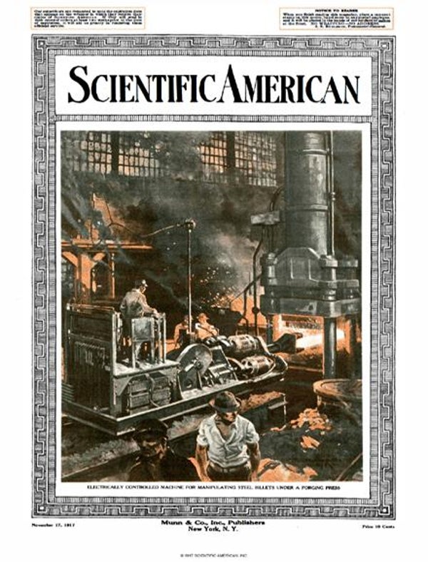 Scientific American Magazine Vol 117 Issue 20