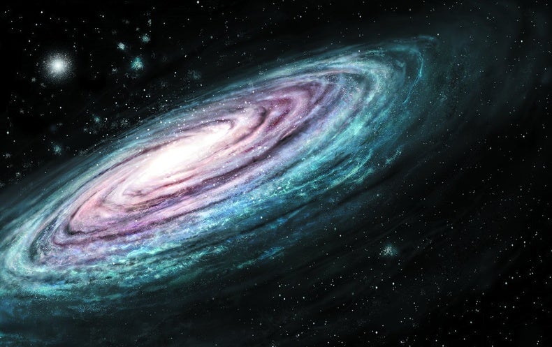 A New Map Of The Milky Way Scientific American