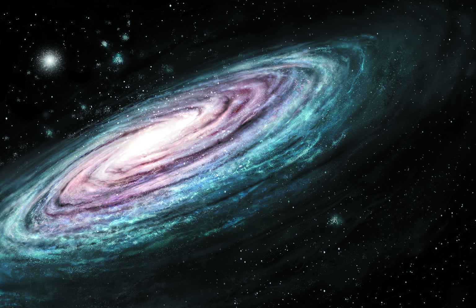 A New Map Of The Milky Way Scientific American