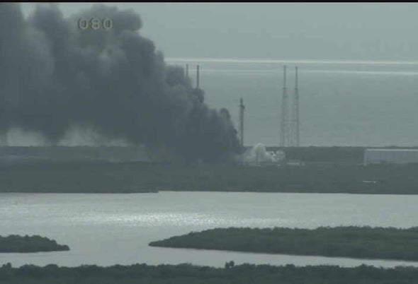 SpaceX Falcon 9 Rocket Explodes on Launch Pad in Florida [Video]
