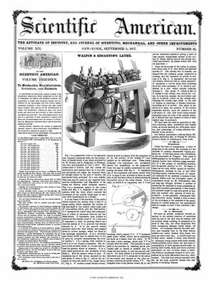 Scientific American Magazine Vol 12 Issue 52